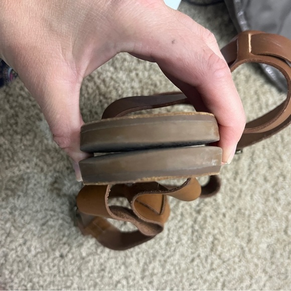 Madewell The Boardwalk Ankle-Strap Sandal  8 Leather Summer Minimalist - Picture 9 of 12